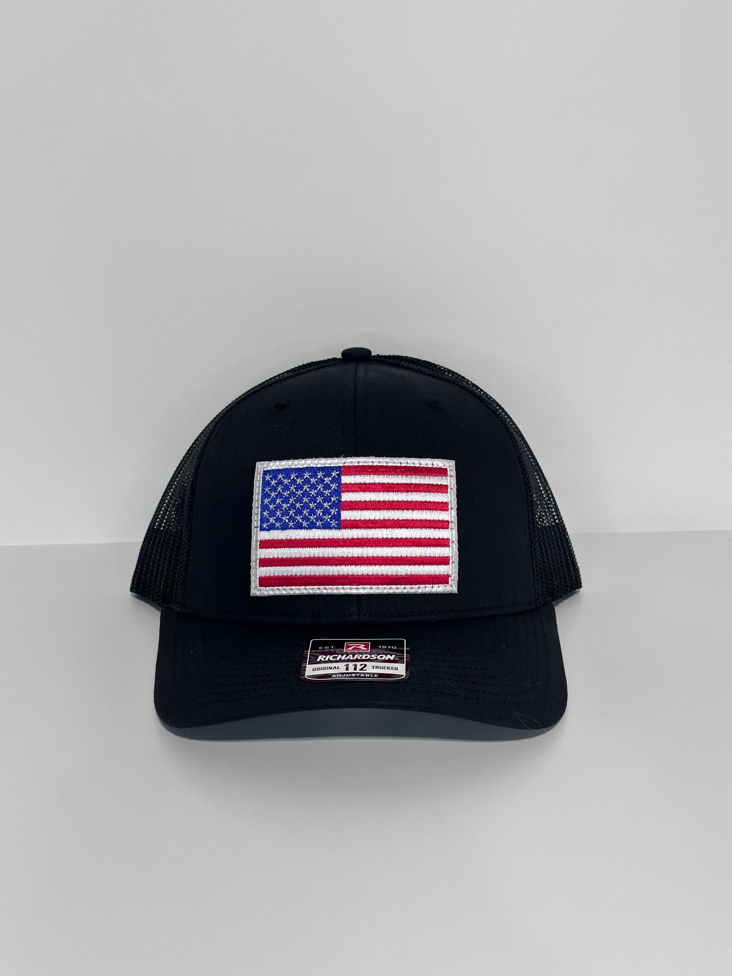 American Flag Hat (Black)